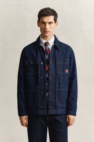 Indigo-Arbeitsjacke
