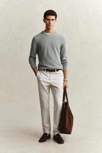 Klassische Chinos in schmaler Passform