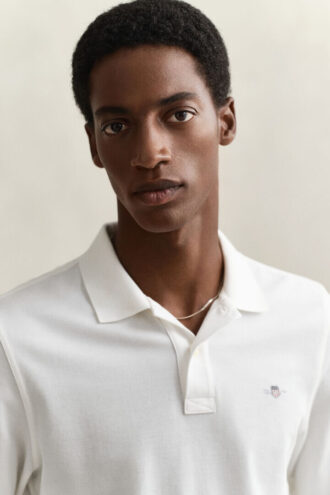 Langarm-Poloshirt