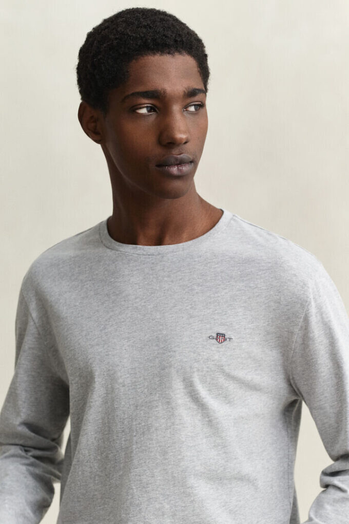 Langarm-T-Shirt mit Wappen