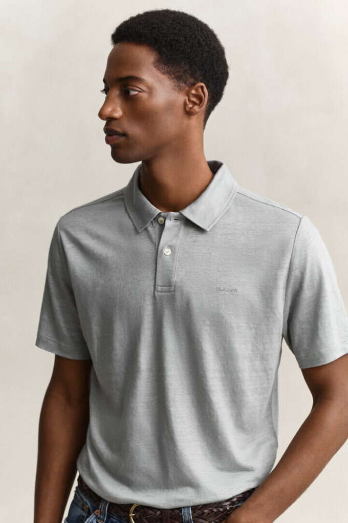 Leinen-Poloshirt