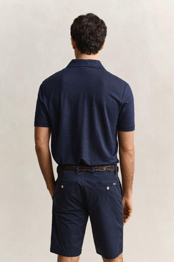 Leinen-Poloshirt