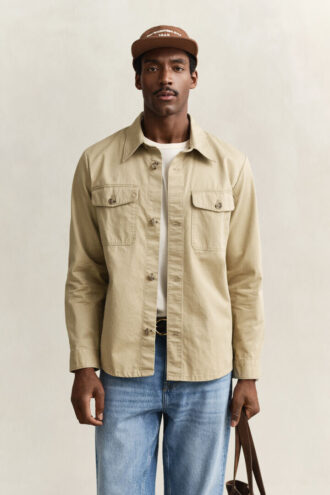 Overshirt aus Baumwolltwill