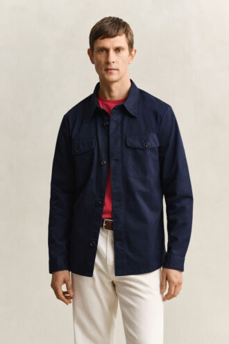 Overshirt aus Baumwolltwill