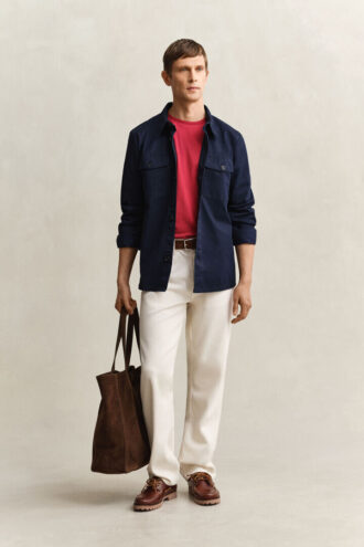 Overshirt aus Baumwolltwill