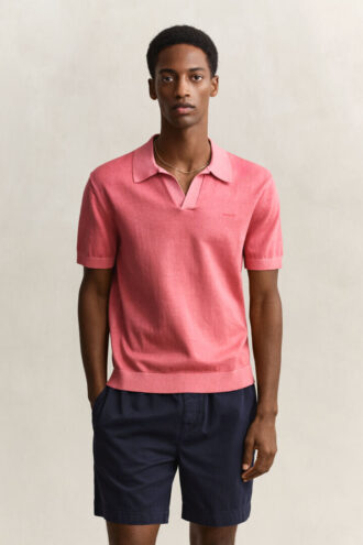 Polo-Pullover im Sunfaded-Look