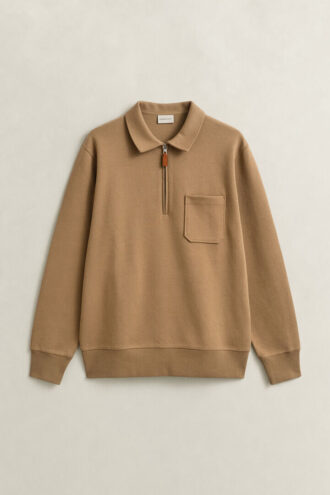 Ponte Di Roma Sweatshirt mit halbem Reißverschluss