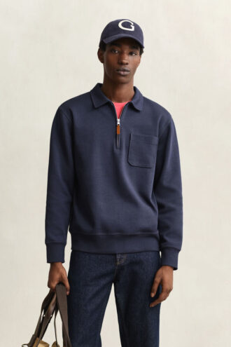 Ponte Di Roma Sweatshirt mit halbem Reißverschluss