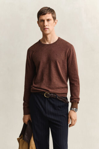 Pullover aus Slub-Baumwollmischung