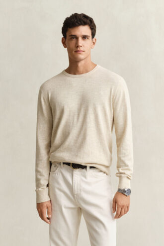 Pullover aus Slub-Baumwollmischung