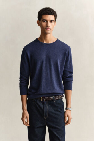 Pullover aus Slub-Baumwollmischung
