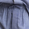 Pyjama-Set aus Gingham-Popeline