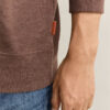Sacker Rib Sweatshirt mit halbem Reißverschluss
