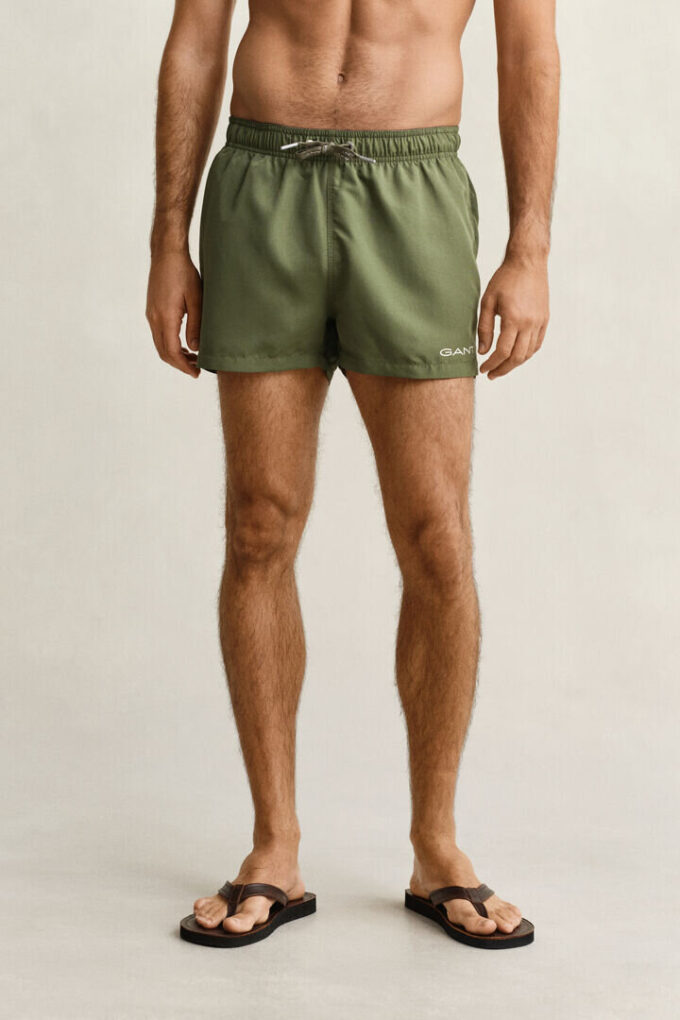 Schnelltrocknende Badeshorts mit Logo