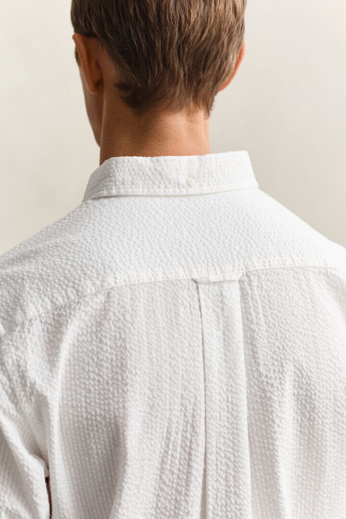 Seersucker-Hemd in Regular Fit