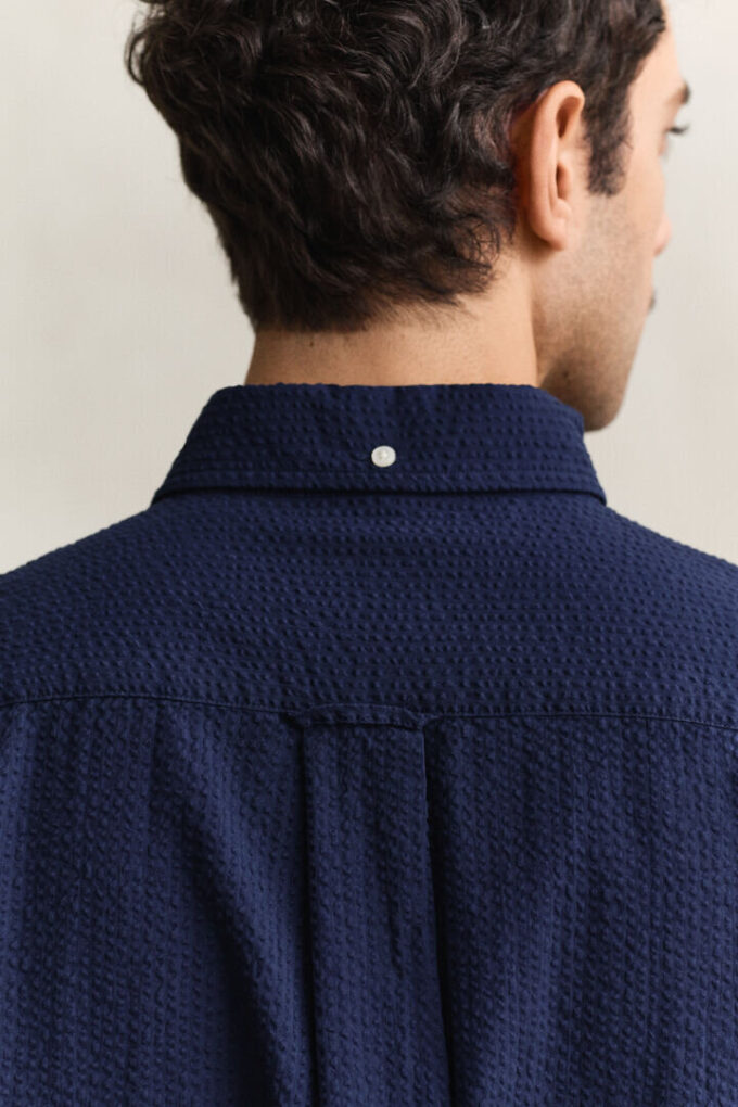 Seersucker-Hemd in Regular Fit