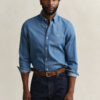 Slim-Fit-Hemd in Indigo