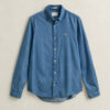 Slim-Fit-Hemd in Indigo