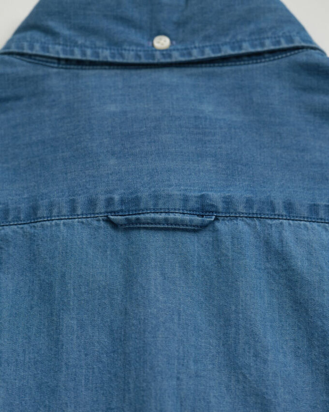 Slim-Fit-Hemd in Indigo