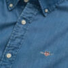 Slim-Fit-Hemd in Indigo