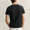 Slim-Fit-T-Shirt mit V-Ausschnitt und Wappen