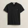 Slim-Fit-T-Shirt mit V-Ausschnitt und Wappen