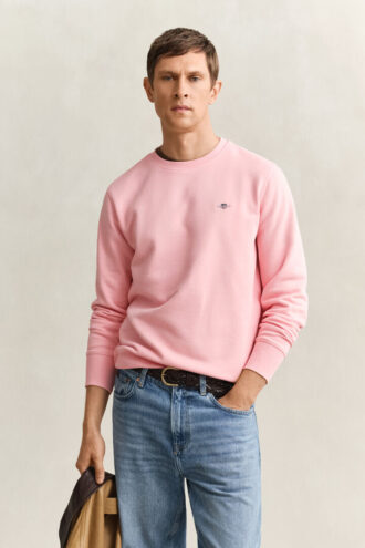 Sweatshirt mit Rundhalsausschnitt und Wappenaufdruck