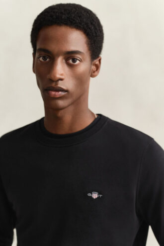 Sweatshirt mit Rundhalsausschnitt und Wappenaufdruck