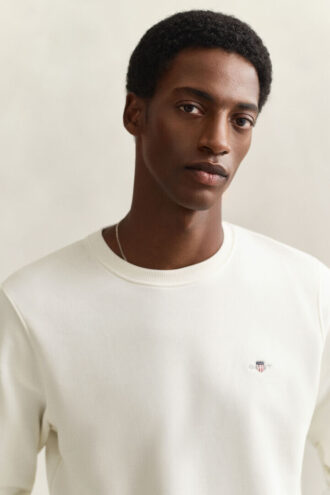 Sweatshirt mit Rundhalsausschnitt und Wappenaufdruck