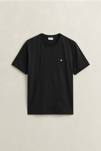 T-Shirt mit Shield-Motiv in Regular-Fit