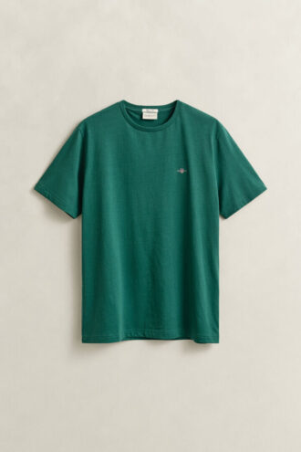 T-Shirt mit Shield-Motiv in Regular-Fit