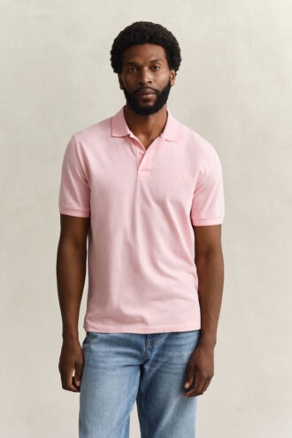 Zweifarbiges Poloshirt